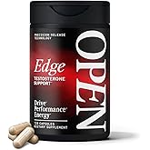OPEN Essentials Advanced Natural Testosterone Booster 11-in-1 Drive, Energy, Performance - Tongkat Ali, Fenugreek, KSM-66 Ashwagandha, Boron, DIM - 120 Max Absorption Capsules - Made in USA
