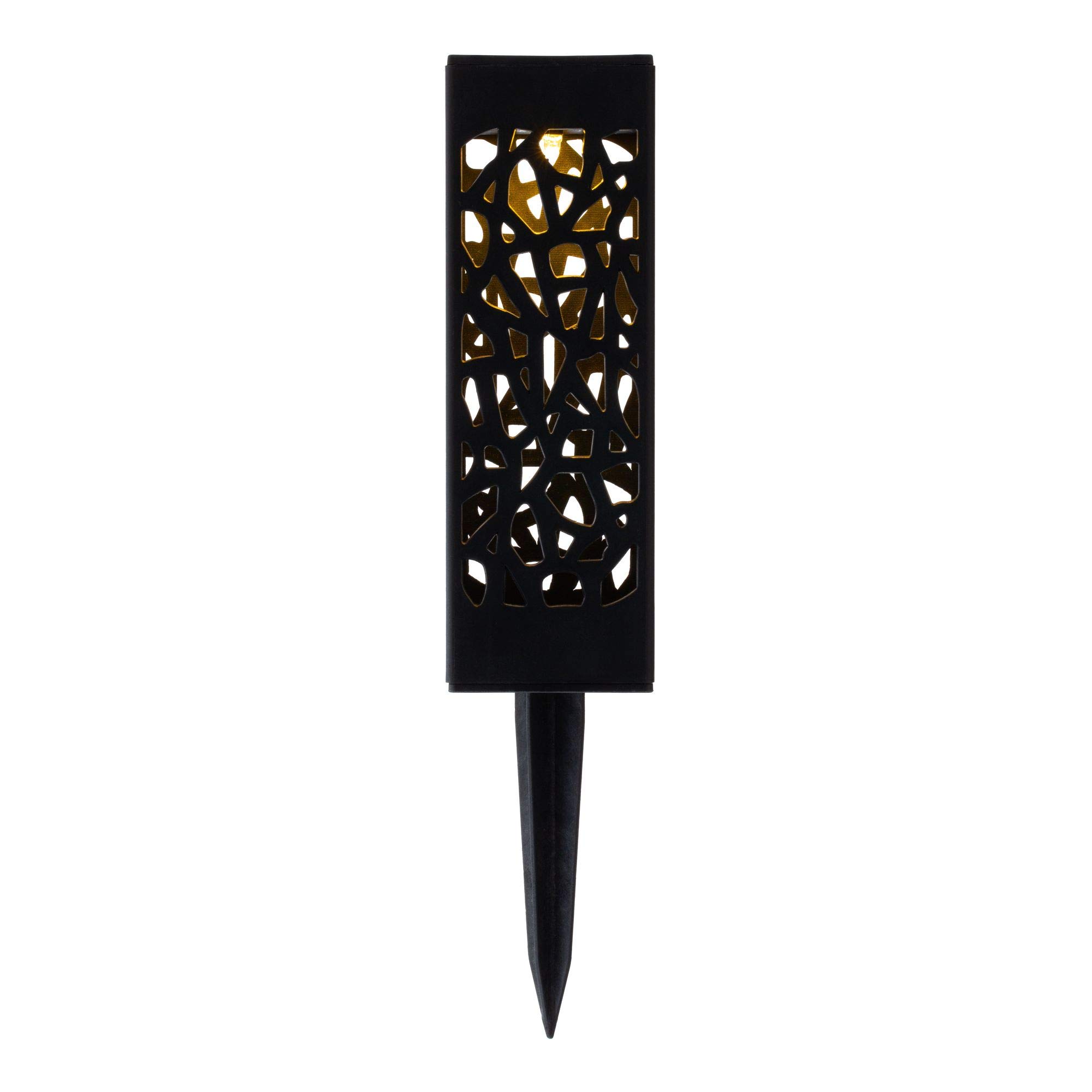 Pauleen Sunshine Cactus Solar Ground Spike Neon for Outdoor Use Balcony or Garden Sunshine Mood