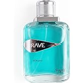 Sapil Rave Fresh Spicy Cologne for Men with Bergamot Pepper EDT 3.4oz 100ml | Fresh spicy cologne for men with Calabrian bergamot, pink pepper and light woods for daily wear