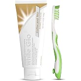 White Glo Coffee and Tea Drinkers Whitening Toothpaste with Bonus X Action Toothbrush, 5.2 Ounce