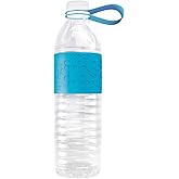 Copco Hydra 20 oz Tritan Water Bottle with Spill Resistant Lid & Non-Slip Sleeve - BPA-Free, Dishwasher Safe, Fits in Cup Holders, Great for Gym, Travel, Office - Durable & Lightweight (Blue)
