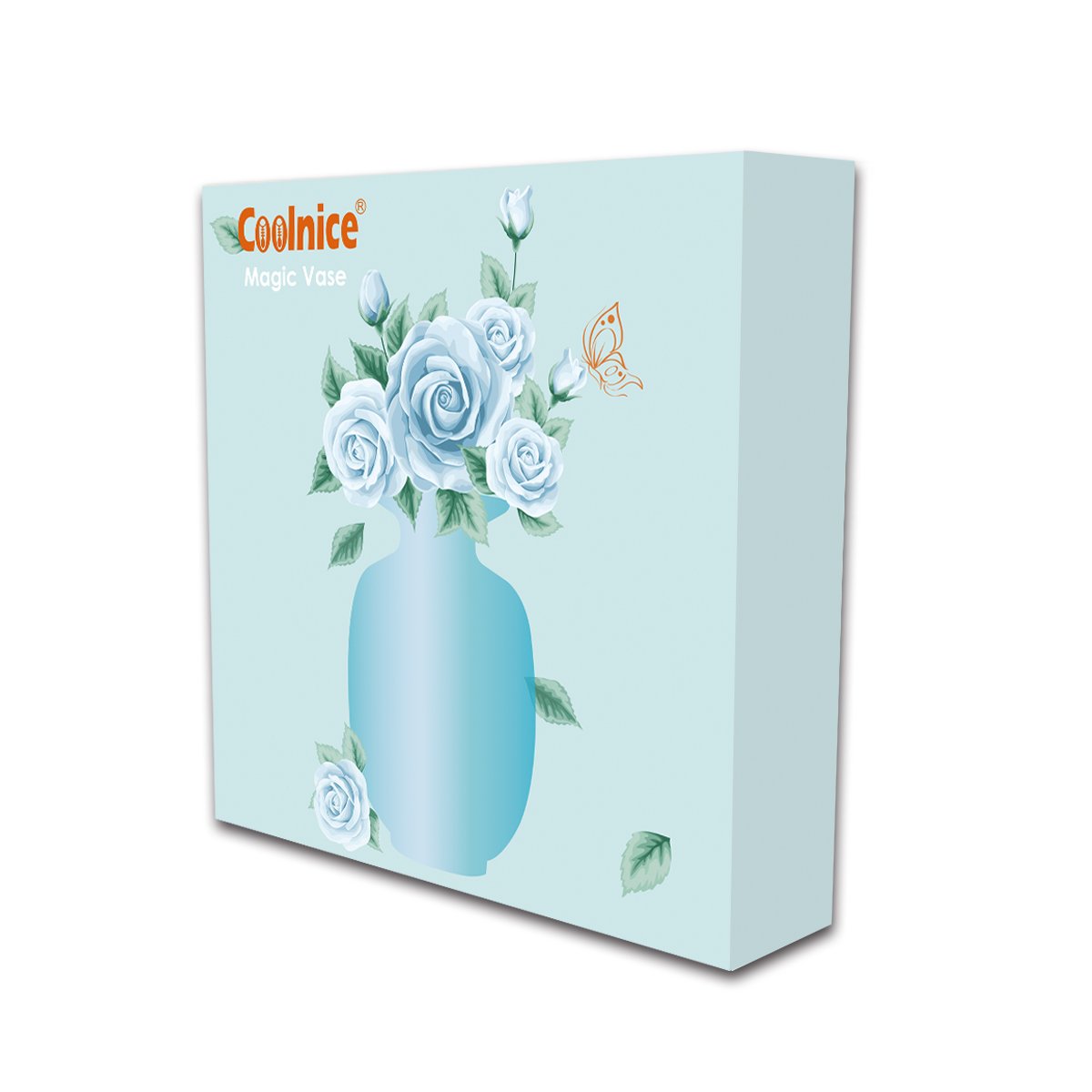 Coolnice Wall Vase Hanging Flower Container with Strong Sticky - Food Grade Silicond - Great for Indoor Outdoor Decoration