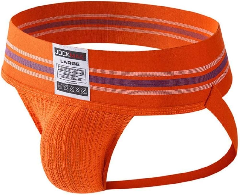 HJBK Jockstrap, Athletic Supporter W/ Stretch Mesh Pouch, Athletic Supporters For Men, Gym