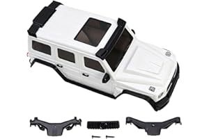 1/30 Scale RC Crawler Plastic Body Shell for Axial SCX30, 5.91x2.44x2.09 Inch, Direct Clip-On, SCX30 Upgrades with LED Mounts