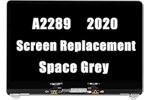 GBOLE Screen Replacement for MacBook Pro Retina 13.3” A1989 A2159 A2289 A2251 2020 Year Full LCD Display Screen Assembly EMC 3456 MXK32LL/A MXK52LL/A MXK62LL/A MXK72LL/A 2560x1600 (Space Grey)