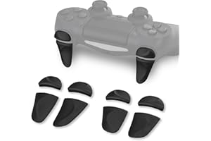 PlayVital 2 Pair Shoulder Buttons Extension Triggers for PS4 Controller - Game Improvement Adjusters, Bumper Trigger Extender