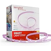 Sengled Smart Zigbee Multicolor Light Strip, 2M (6.56ft) Base Kit, Hub Required, Also Compatible with Alexa & Google Assistant, RGBW, Extendable, High Brightness, 1400Lumens (E1G-G8E)