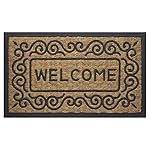 Achim Home Furnishings COM1830SC6 Scrolls Coco Door Mat, 18 by 30"