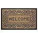 Front Door Mat for Outdoor Entrance - 18 Inch Length, 30 Inch Width (Scrolls) - Welcome Mat - Waterproof Doormat Rugs for Front Patio Entryway - Outdoors & Indoor Floor Mats by Achim Home Decor