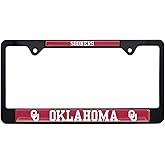 University of Oklahoma Sooners Black License Plate Frame