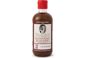Demitri's Extra Horseradish Bloody Mary Seasoning Mix - Bloody Mary Mix - Concentrated Drink Mixer - Bold Rich Flavor - Ideal for Home Brunch Parties & Cocktails - 8oz Bottle (Pack of 1)