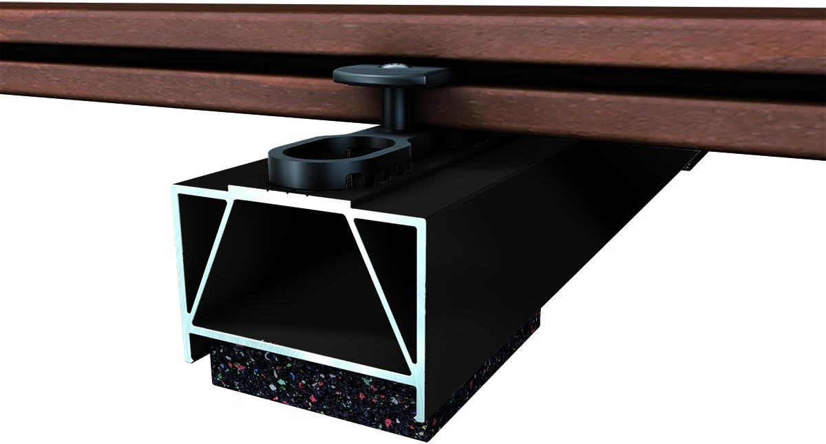 K & R Terracon Terraflex Concealed Patio Attachment for all Patio Systems with a Nuttiefe of at least 9 mm with Bore Screw A4 Stainless Steel 4,8x35 mm (for WPC and Hardwood Planks), 30 Pieces, Made in Germany for Aluminum Under Construction Garden World Bar Berger (6562)