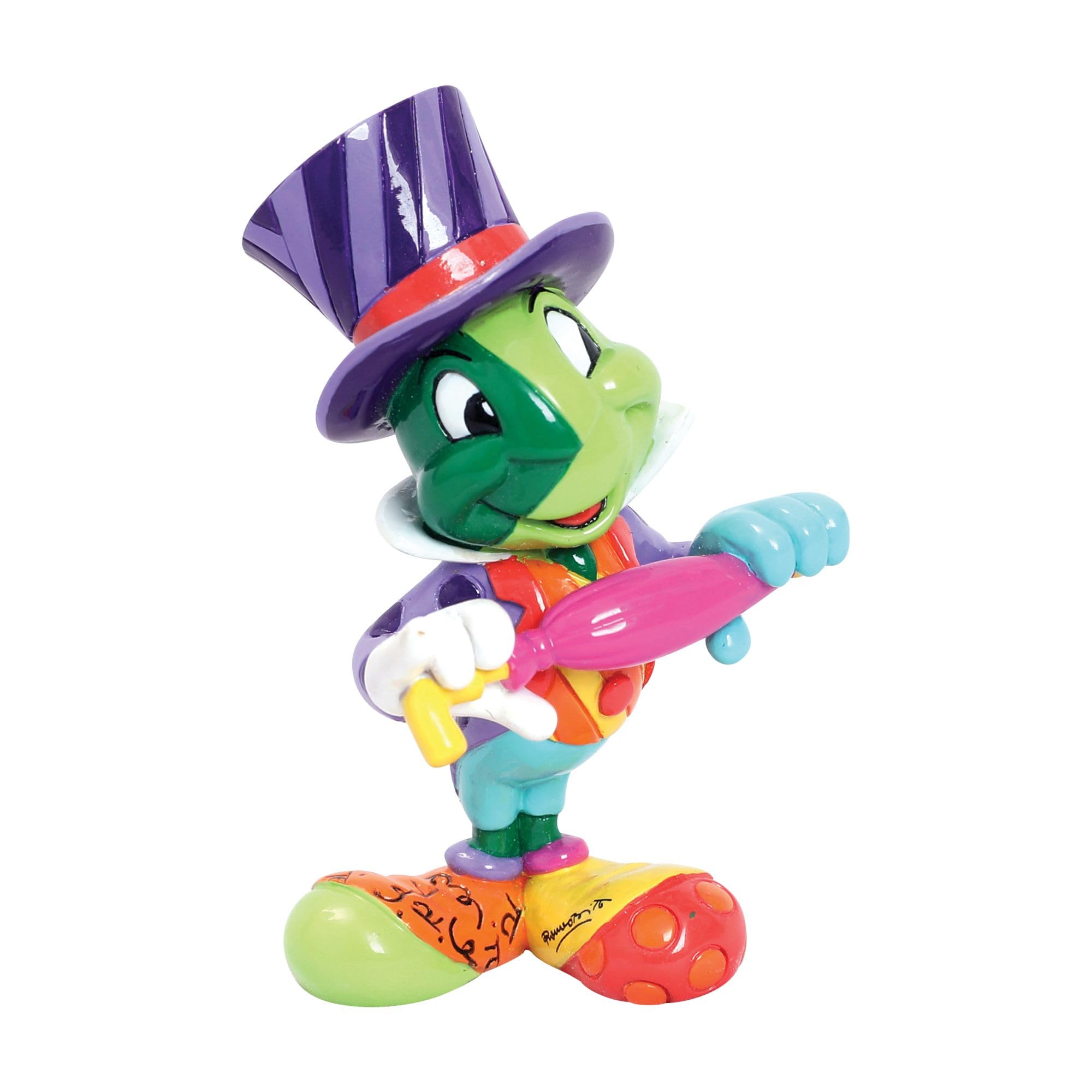 Enesco Romero Britto Jiminy Cricket Mini Figurine