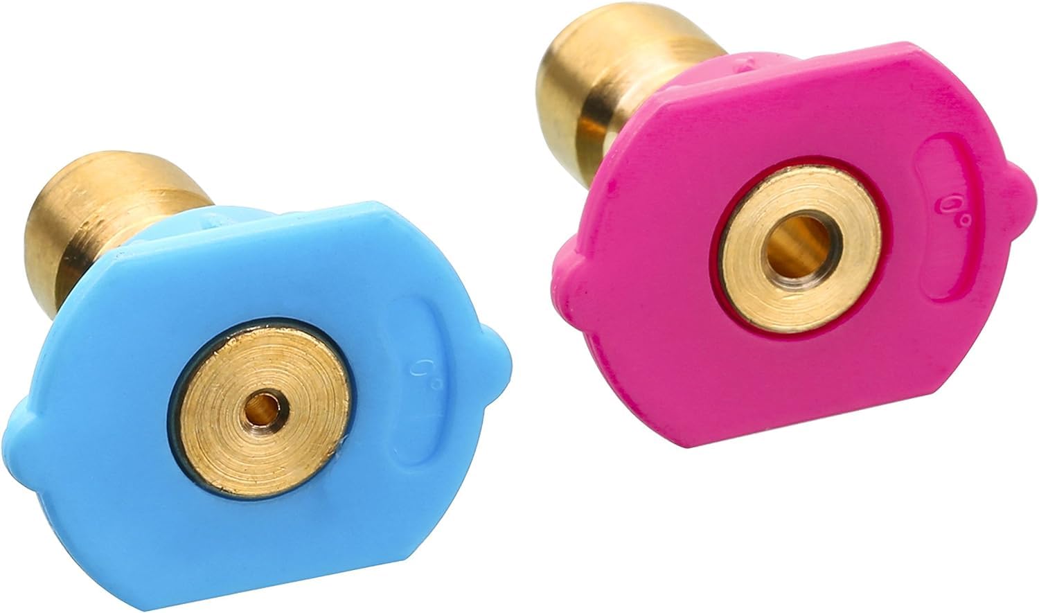 M MINGLE Second Story Quick-Connect Nozzle Tips for Power Washer, Soap and Rinse Jet Stream, Long Range Nozzle,1/4 inch, 4000PSI, 2-Pack
