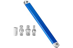 Offset Extension Wrench Set, Pro Zero Offset Extension Wrench, Multifunctional Tight Reach Extension Wrench with 1/2 inch, 1/