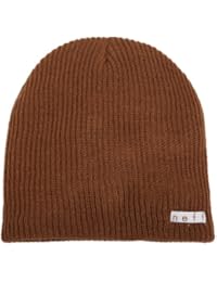 Neff Unisex Daily Beanie, Warm, Slouchy, Soft Headwear, Brown, One Size