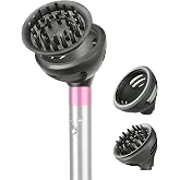 Wave+Curl Diffuser attachment for Dyson Airwrap HS01 HS05 i.d. Gray | Two Modes for Enhance Waves,Curls,Coils