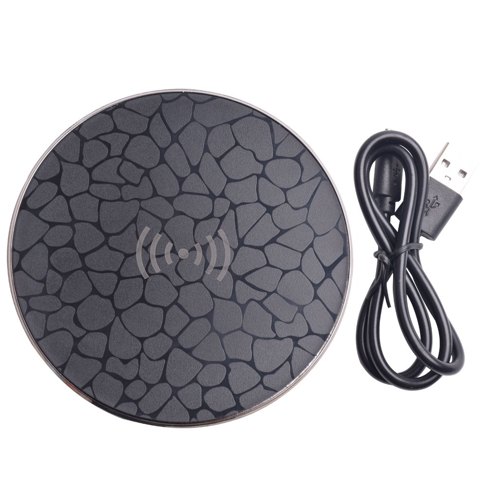 Fast Wireless Charger,Y Chen QI Wireless Charging Pad Stand for iPhone 8/8plus iPhone X Nokia,for Samsung Galaxy Note 8 S8, S8 Plus, S7, S7 Edge, S6 Edge Plus, Black