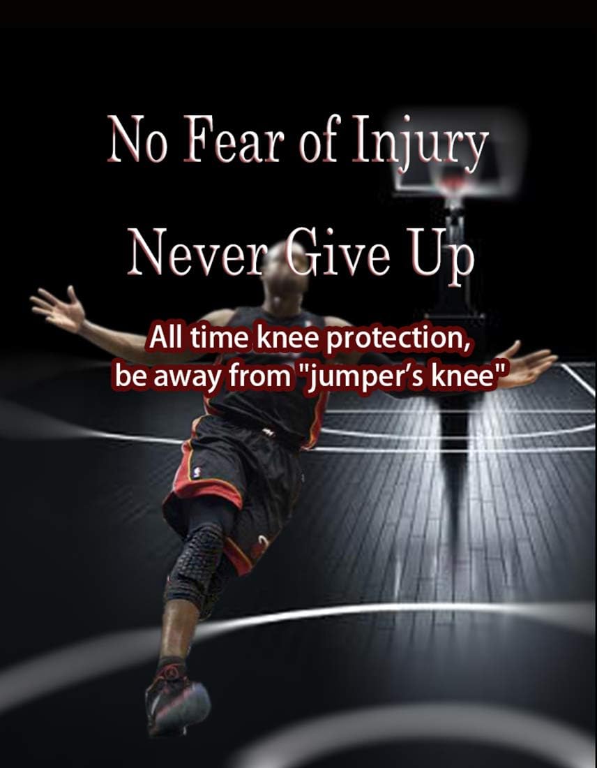 Unlimit Basketball Pants with Knee Pads, Black Basketball Knee Pads Within Basketball Compression Pants, 3/4 Capri Compression Tights Leggings for Youth, Men and Women : Sports & Outdoors