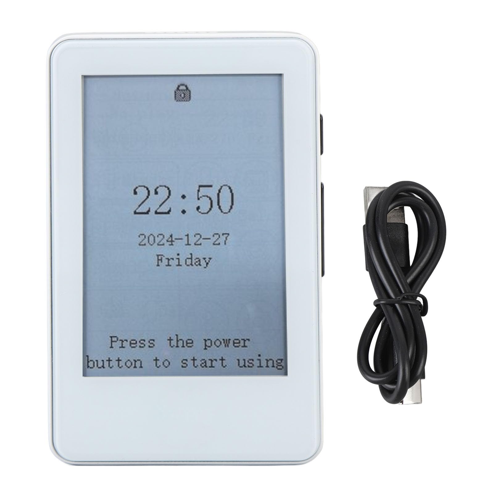 Ink Screen Book Reader, EInk Display, Portable Electric Reader with 2.7 Inch Touchscreen, BT MP3 Player, Long Battery Life Music Playback
