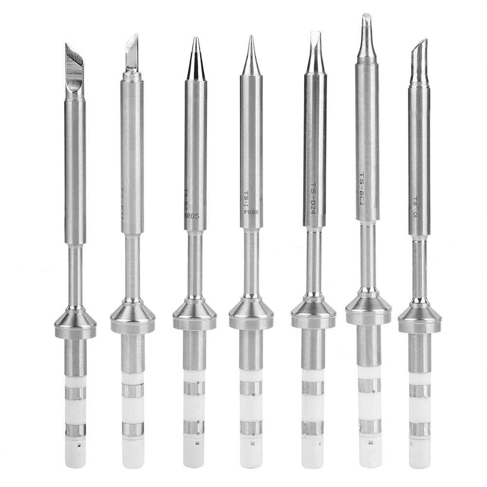 TS100 Soldering Iron Tips 1 PCS 70W Original Upgraded Soldering Iron Tip Replacement for TS100 Digital LCD Soldering Iron, Ceramics Heating core (TS-I)