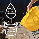 Faithfull Flex Tub 15L Yellow Garden DIY Building Farming Multi-Purpose Bucket view 5