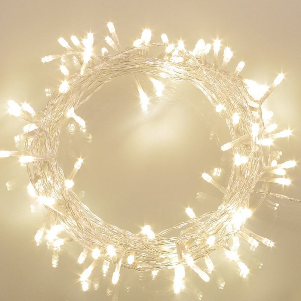 36ft 100 LED Battery Operated String Lights with Timer on 11M Outdoor