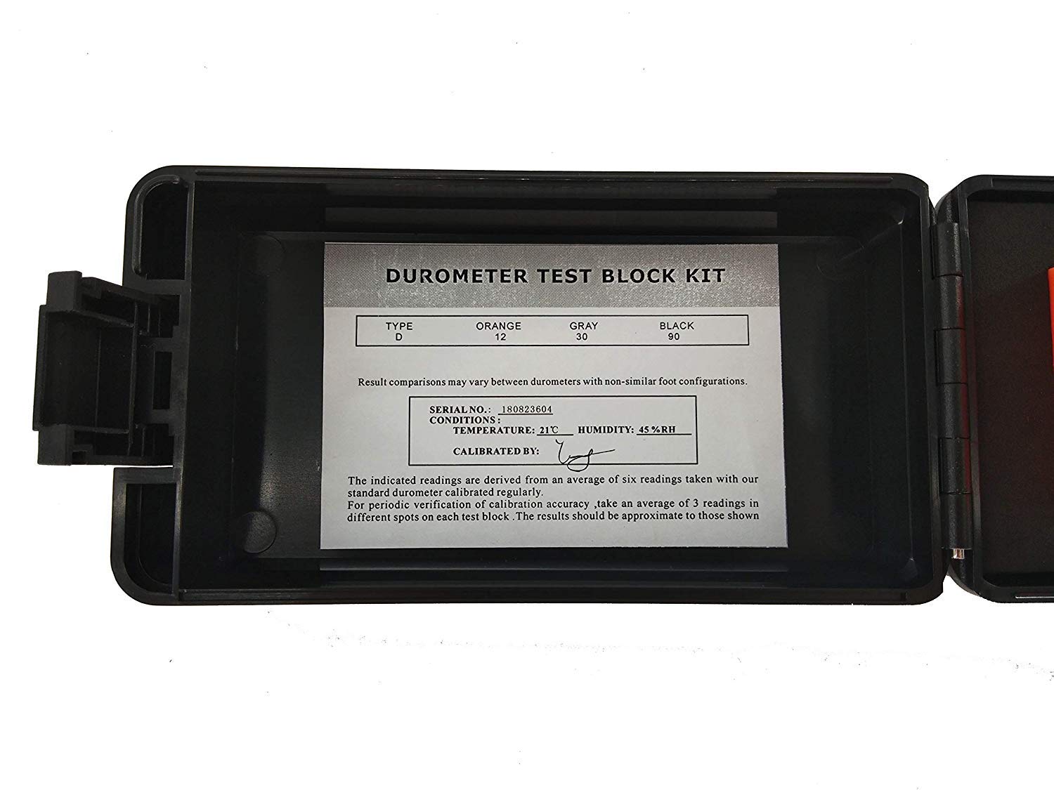 VTSYIQI Test Block for Durometers D Type Rubber Hardness Test Block
