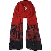 uxcell Long Chiffon Lightweight Scarf Gradient Color Beach Wrap Scarf Spring Summer for Women