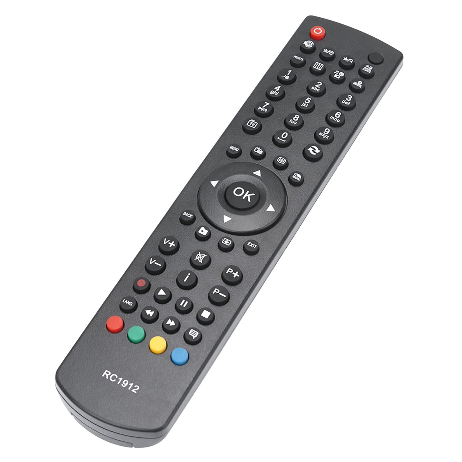 ALLIMITY RC1912 Replace Remote Control fit for OK. NordMende LN19M1000 LWN32M1000 UN22N1504 UN32N5004 ODL32150TI-B ODL32350-BSAT OLE161-BA OLE161-BD4 OLE191-BA OLE-191-B-D4 OLE20350-B OLE221-BD4