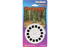 3DSTEREO VIEWMASTER Redwood Highway, California - Classic ViewMaster - 3 Reels on Card - NEW