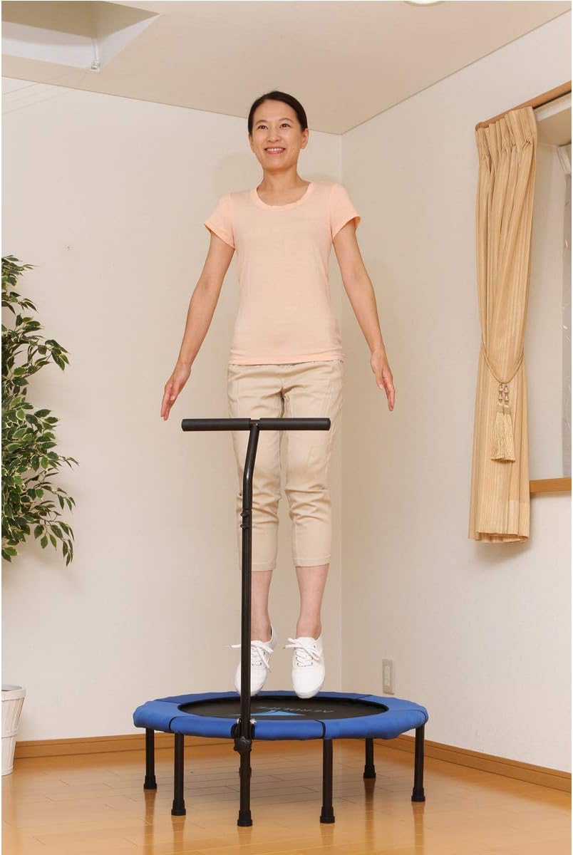 トランポリン 室内用 大人 子ども 手すり付き 静音 エアロライフ ホームジャンピング ハンドル付き Dr 6700 エアロライフ Aero Life エアロライフ 室内用トランポリン Amazon