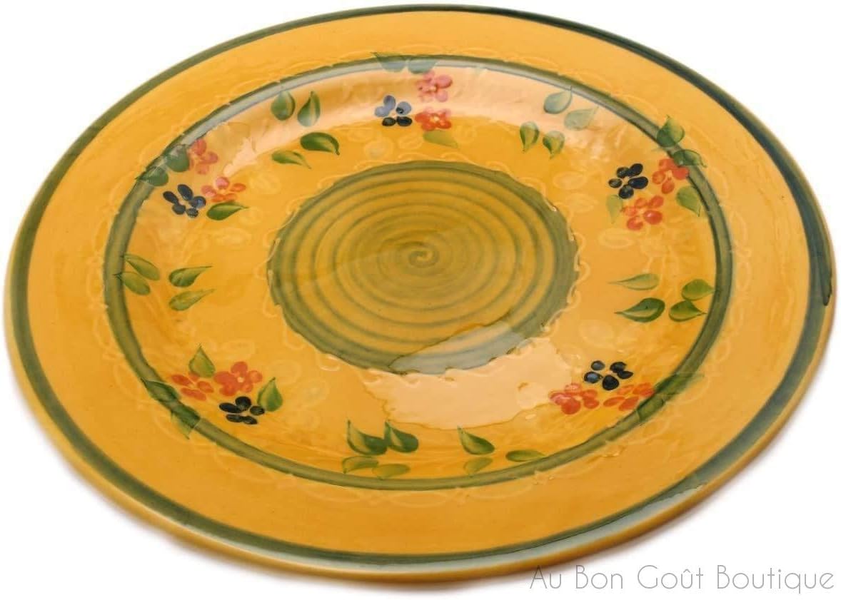 Souleo, Provence Terre e Provence Pottery, Divers Dinner Plate 11.75" Diameter