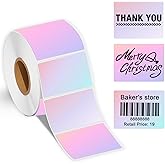 WONLABEL 1.57x1.18 (40x30mm) Thermal Labels for T50M/M110/M108/M220/M260 Label Makers, Self-Adhesive Stickers Thermal Printer Labels for Small Business Barcode & Packaging, 230pcs/Roll, Dreamy Purple
