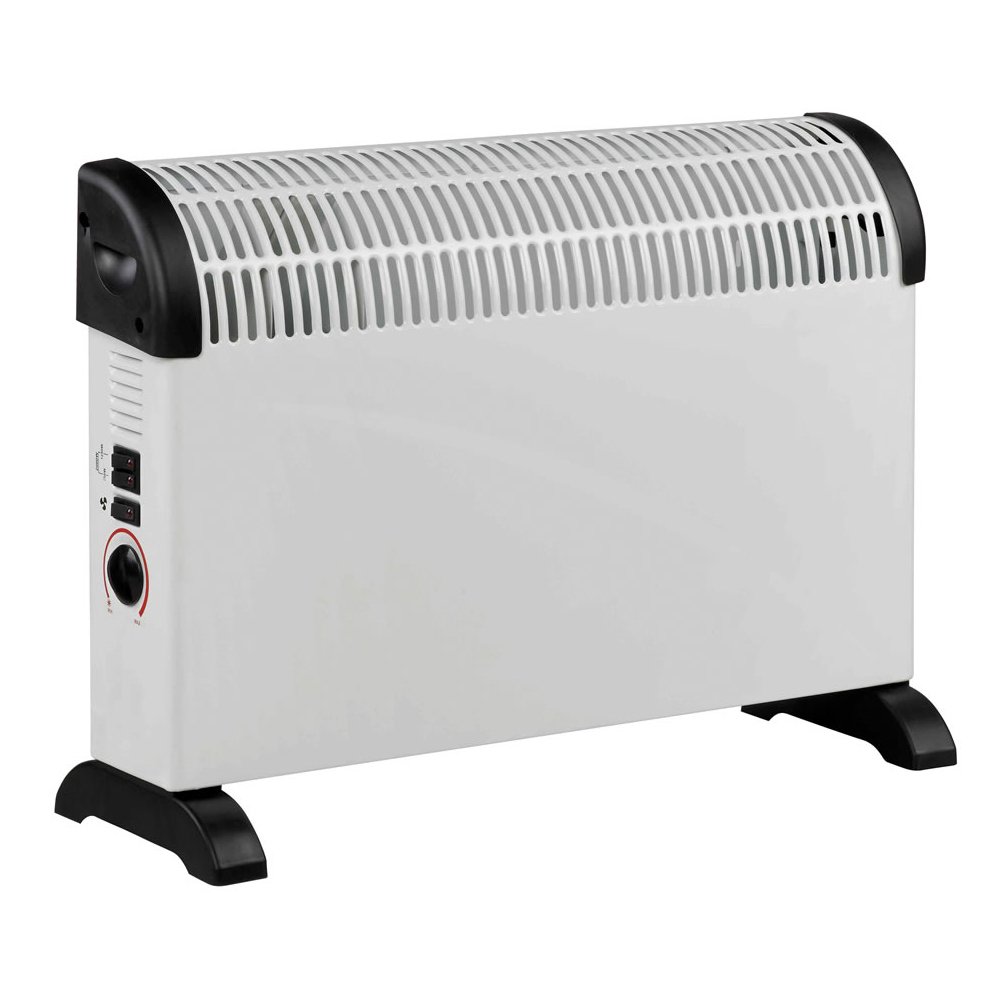Prem I Air Electric Convector Heater Thermostat and Turbo Fan 2000w