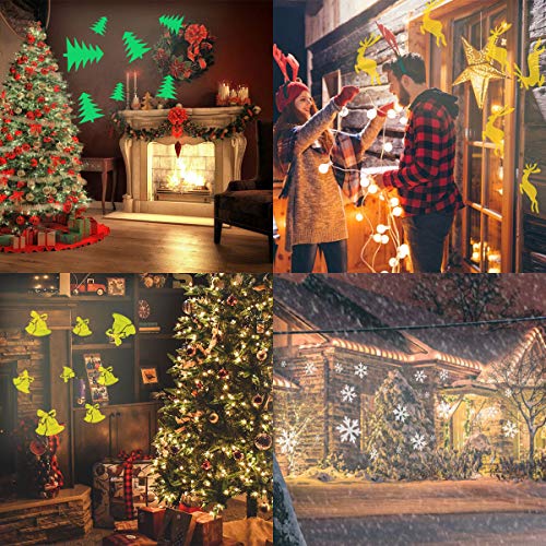 Dr. Prepare DPL-1CL02 Christmas Projector Indoor Outdoor Holiday Lights with Remote Control, IP65 Waterproof, Rotating Patterns for Xmas Home Party Garden Landscape Wall Decorations - Thumbnail 2