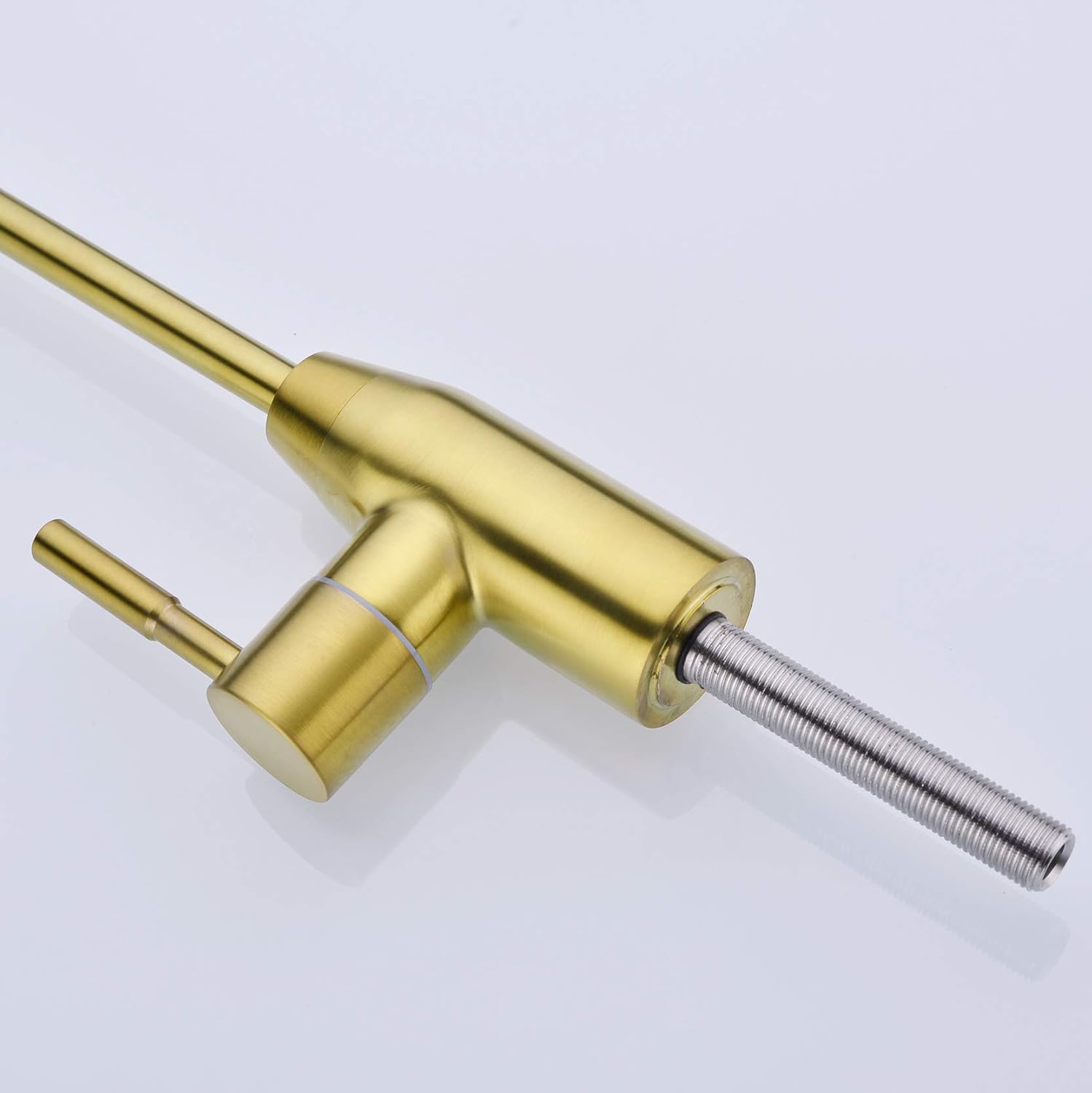 SINKINGDOM Brushed Gold Drinking Water Filter Faucet Kit for Filtration System Non-Air Gap, Lead-Free Stainless Steel, Filter not Included - - 