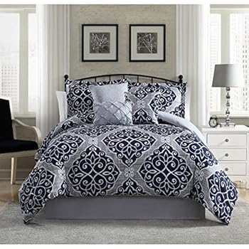 Amazon.com: Studio 17 Camille 7-Piece Queen Comforter Set