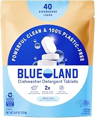 BlueLand Dishwasher Detergent Refill Tablets, 9.5 OZ