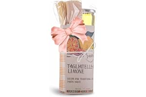 Artigiani dei Sapori Tagliatelle Pasta Gift Set with Zesty Lemon Sauce, Authentic Italian Gourmet Gift, 15.5 oz