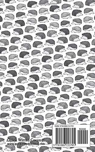 Hedgehog Notebook - Ruled Pages - 5x8 - Premium (White) - Image 3