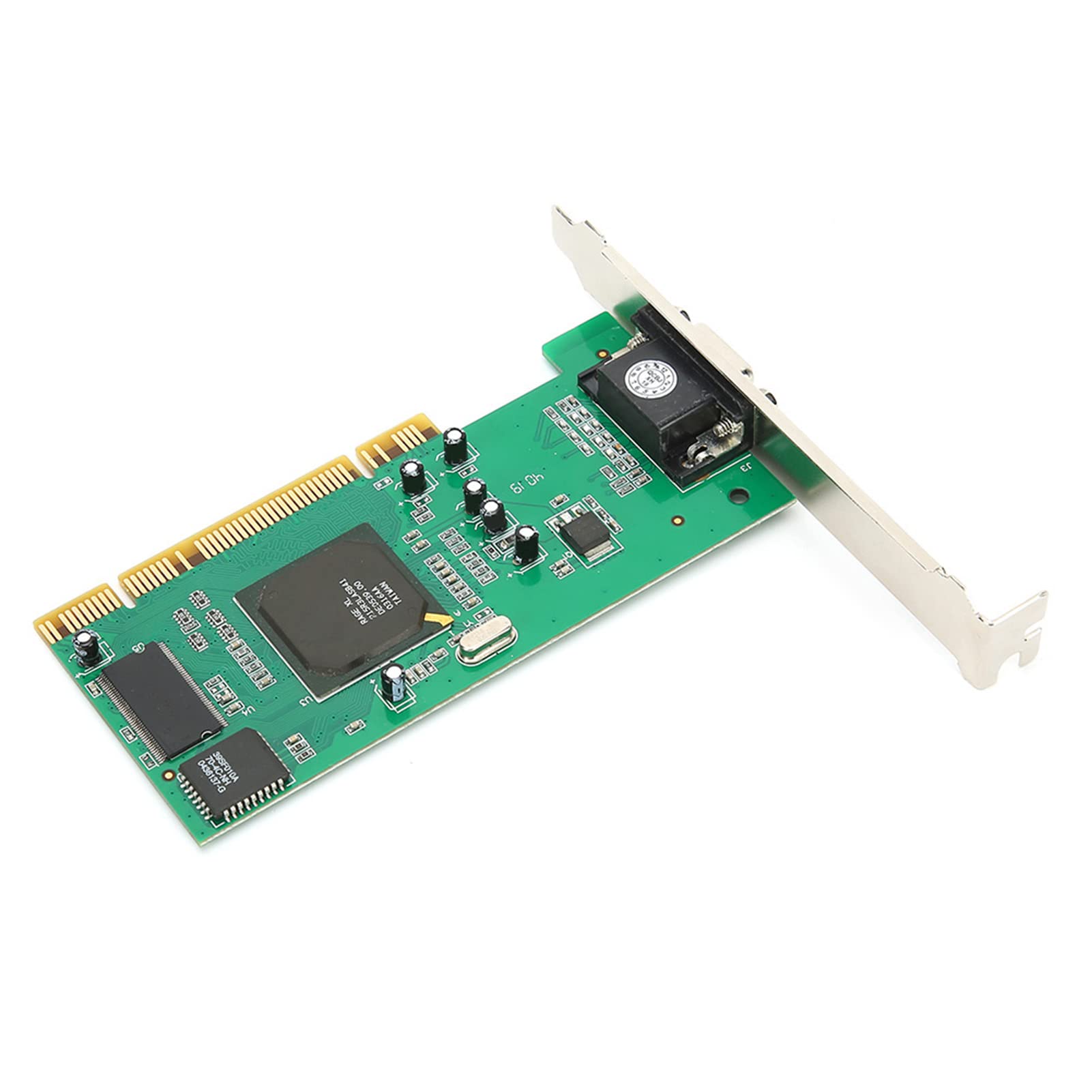 Yctze 8MB 32Bit PCI VGA Graphic Card, Low Profile Video Card, Multi-Display Computer Accessories for Desktop PC Compatible with ATI Rage XL