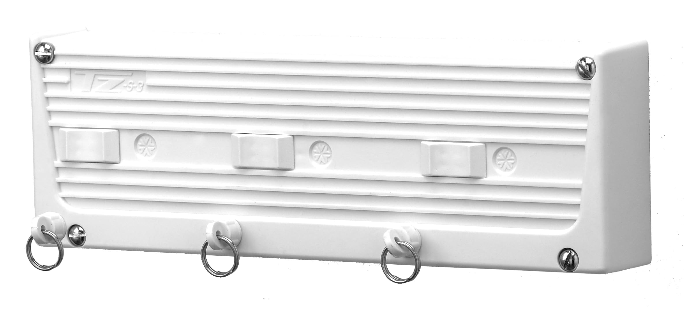 Cuncial 102002 Tz Retractable Clothesline with 3 Cords,White