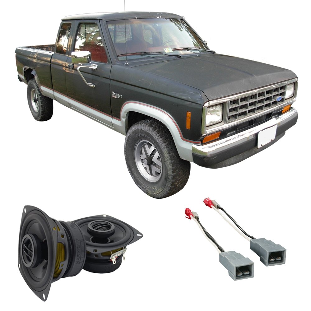 Fits Ford Ranger 1983-1988 Front Dash Factory Replacement Harmony HA-R4  Speakers New