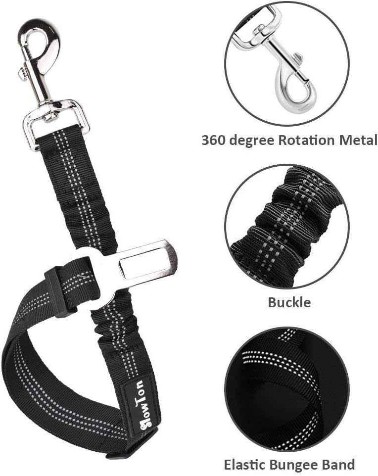 SlowTon Dog Car Harness Seatbelt Set - Image 5