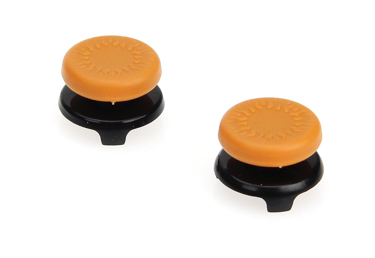 Amazon Basics Xbox One Controller Thumb Grips Pack of 2, Orange Video Games