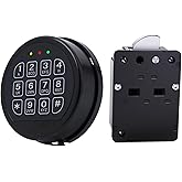 Gun Safe Lock Replacement with Swing Bolt Lock Electronic Safe Keypad for Gun Safe and Strong Vaults Door