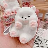 Adorable taba Squishy Dog, Handmade Squishy Toy for Adult/Kids, Stress Relief, Cute & Soft Design, Perfect Squeeze Toys Gift for Relaxation and Fun