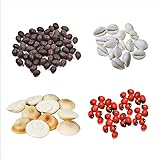 Generic Combo of Gunja/Chirmi Beads, Kamal Gatte, Kauri/Kaudi and Gomti Chakra (Red Black White)