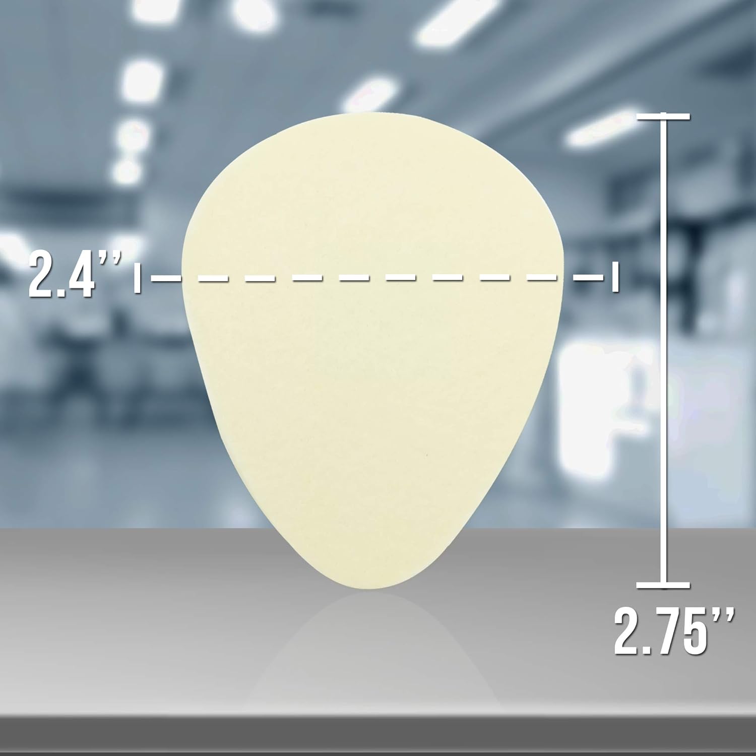 [16-Pack] Metatarsal Foot Pads, Foot Pain Relief, 1/4" Thick Felt Foot Pads Support for Men and Women, Metatarsal Pads Ball of Foot Support, High Heels Pain Relief Podiatrist Recommended (2.75"x2.4"): Health & Personal Care